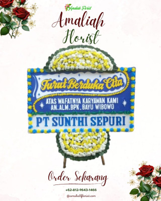 Papan Bunga Duka di Tamanjaya